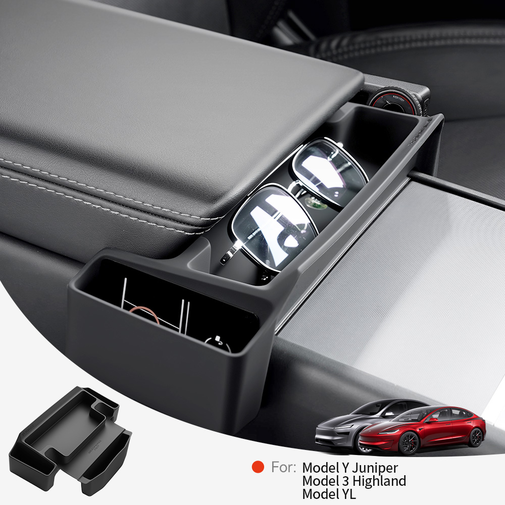 Tech Car Accessories - YZ Middenconsole Armsteun Opbergbox Voor Tesla