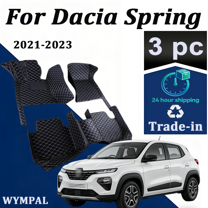 Tech Accessories Luxury - Auto Vloermatten Voor Dacia Lente Elektrische