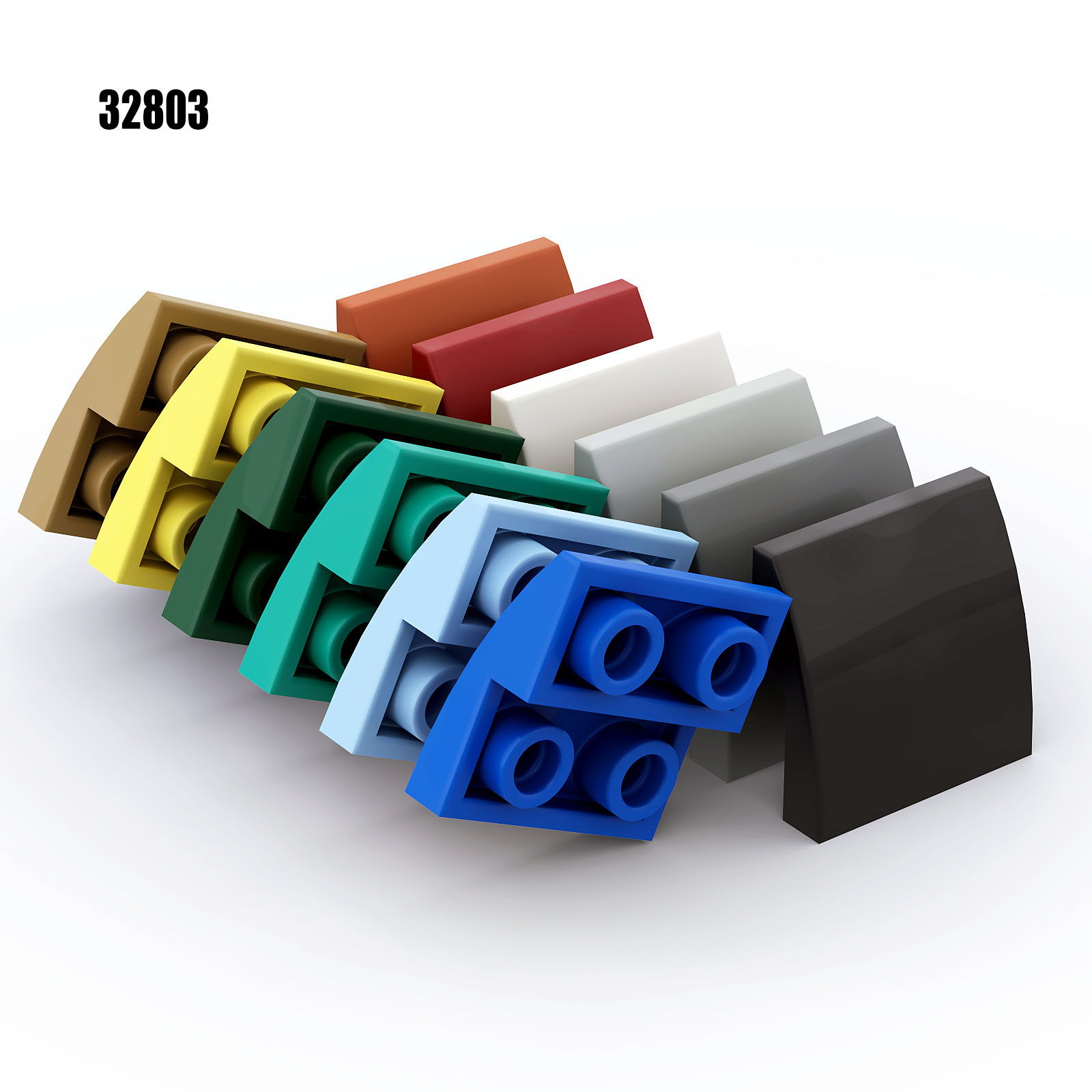 Tech Accessories Gifts - 50 Stuks Moc Stenen 32803 2X2