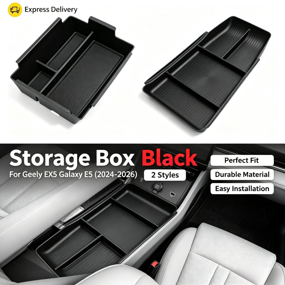 Tech Car Accessories - Auto Centrale Controle Armsteun Onder Opbergbox