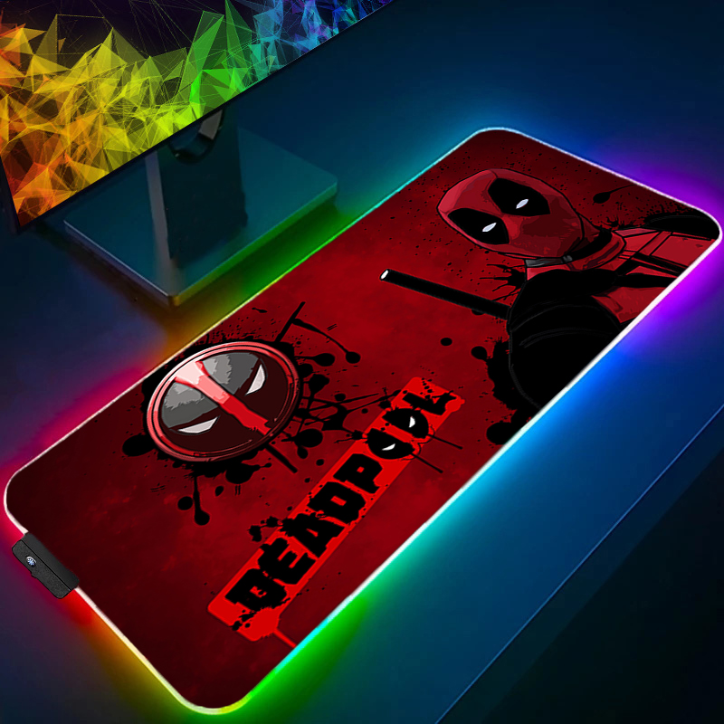 Tech Gaming Accessories - LED-muismat Gaming Backlight Lock Edge Anime-accessoires