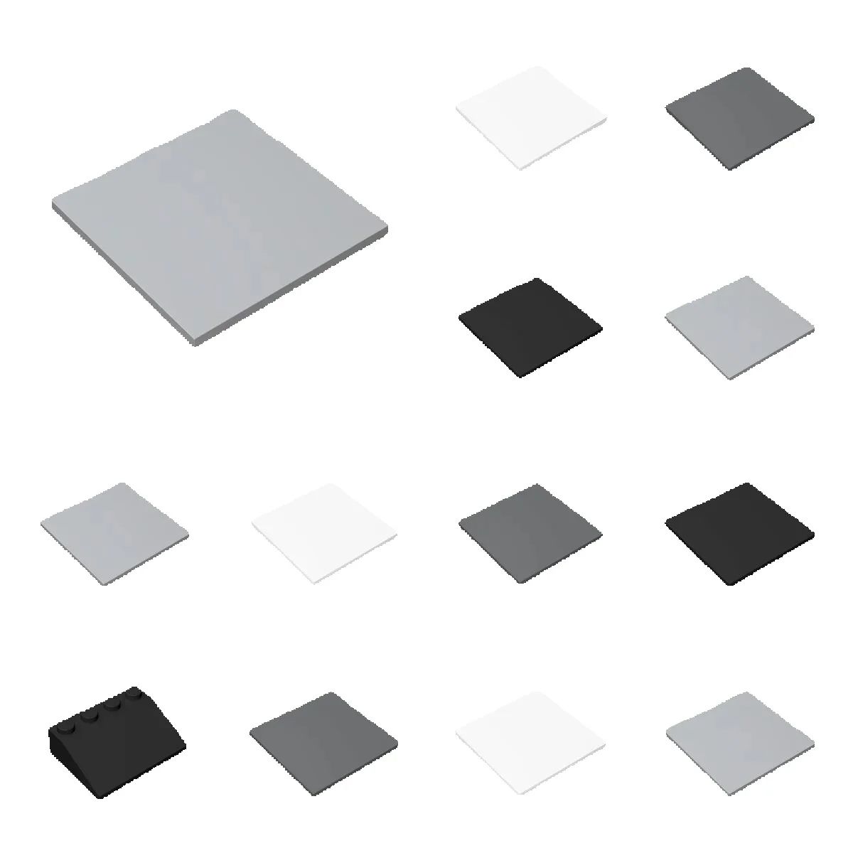 Tech Accessories Gifts - 10 stks 10202 Platte Tegel 6x6