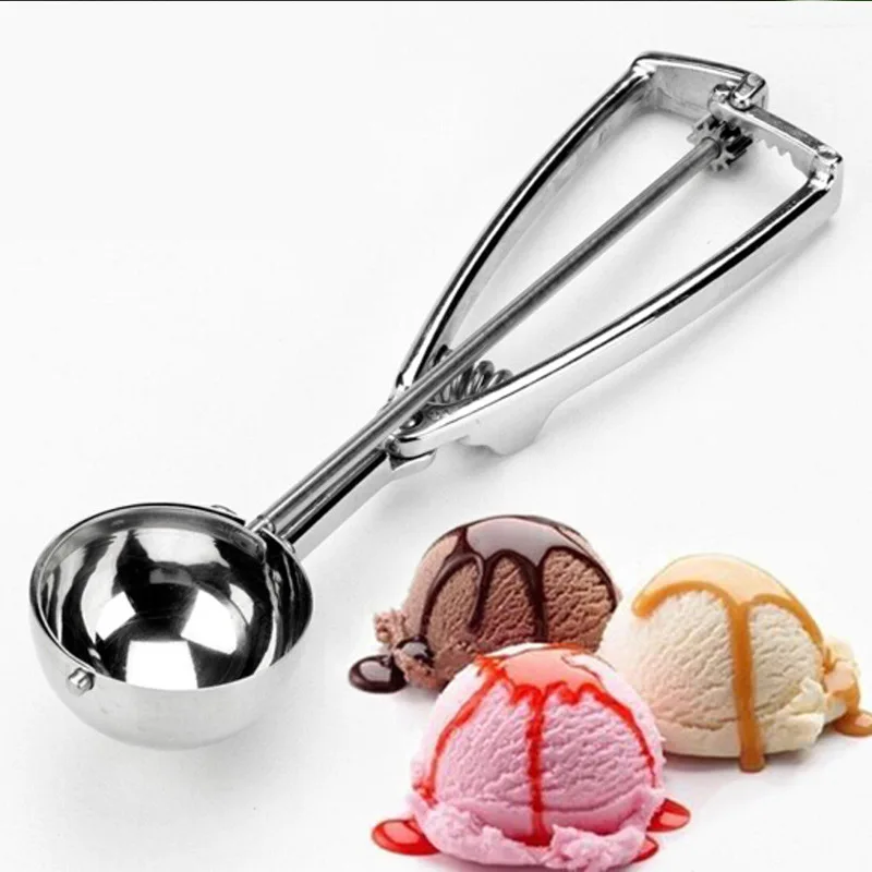 Tech Accessories And Gadgets - Roestvrijstalen ijsschep met veerhandvat, aardappelpuree- en