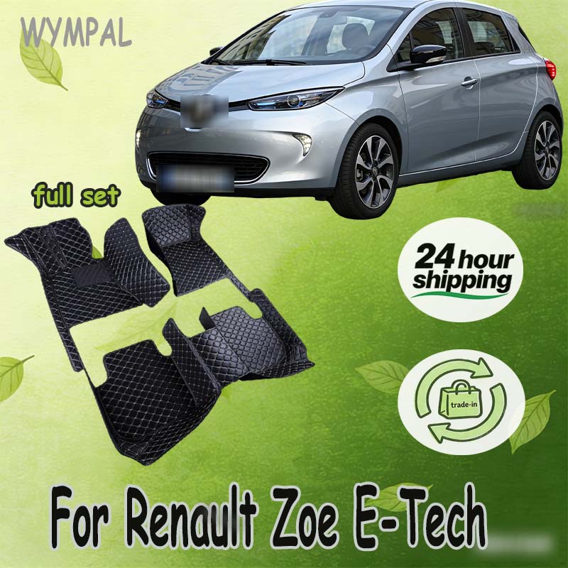 Tech Accessories Luxury - LUXE Lederen Auto Vloermatten Voor Renault