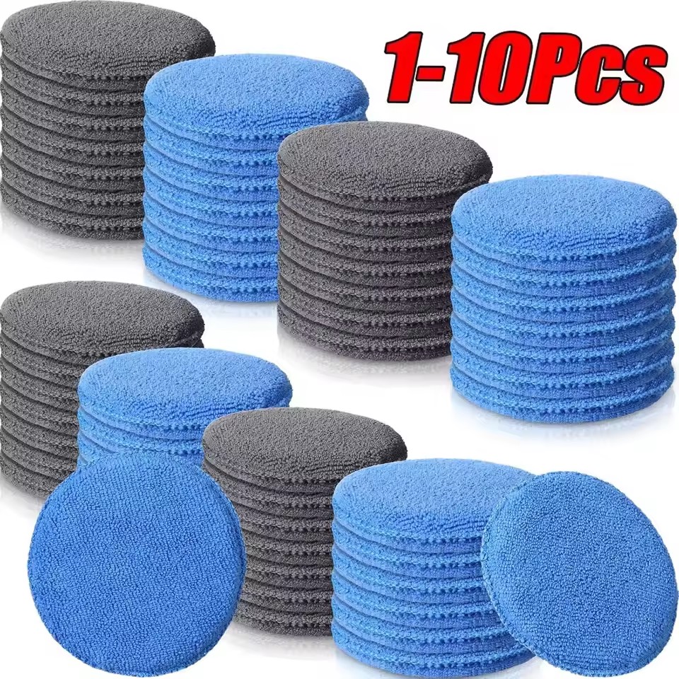 Tech Car Accessories - 10/1 Stuks Zachte Microvezel Autowas Applicator