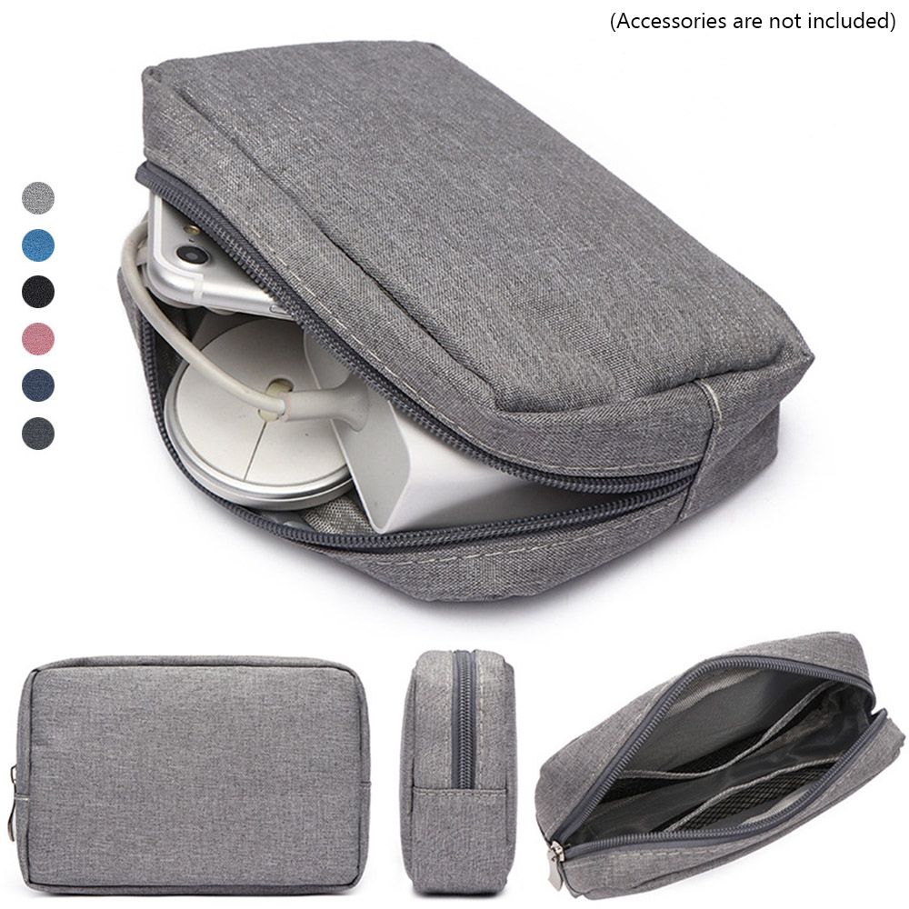 Cable Organizer Bag - Draagbare USB-kabel Oortelefoonorganizer Opbergtas Gadget Apparaten
