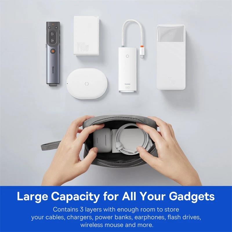 Draagbare oortelefoontas, wate - Cable Organizer Bag recensie en prijs
