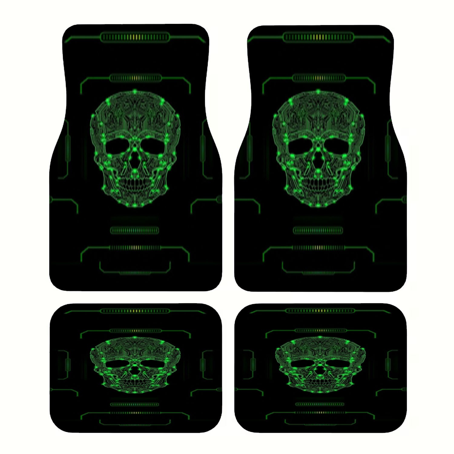 Cyberpunk Skull autovloermatte - Tech Accessories Luxury recensie en prijs
