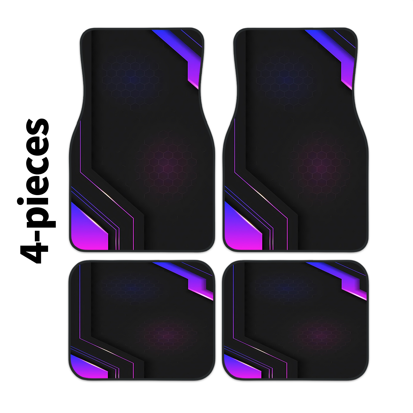 4 stuks 2D hightech geometrisc - Tech Accessories Luxury recensie en prijs