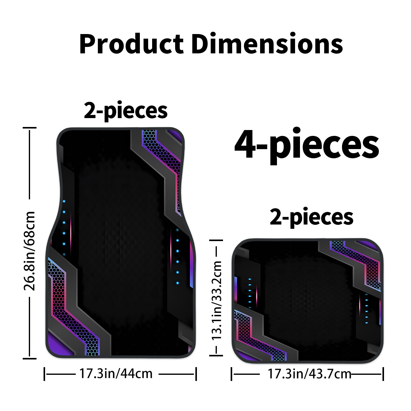 4 stuks 2D high-tech bedrukte  - Tech Accessories Luxury recensie en prijs