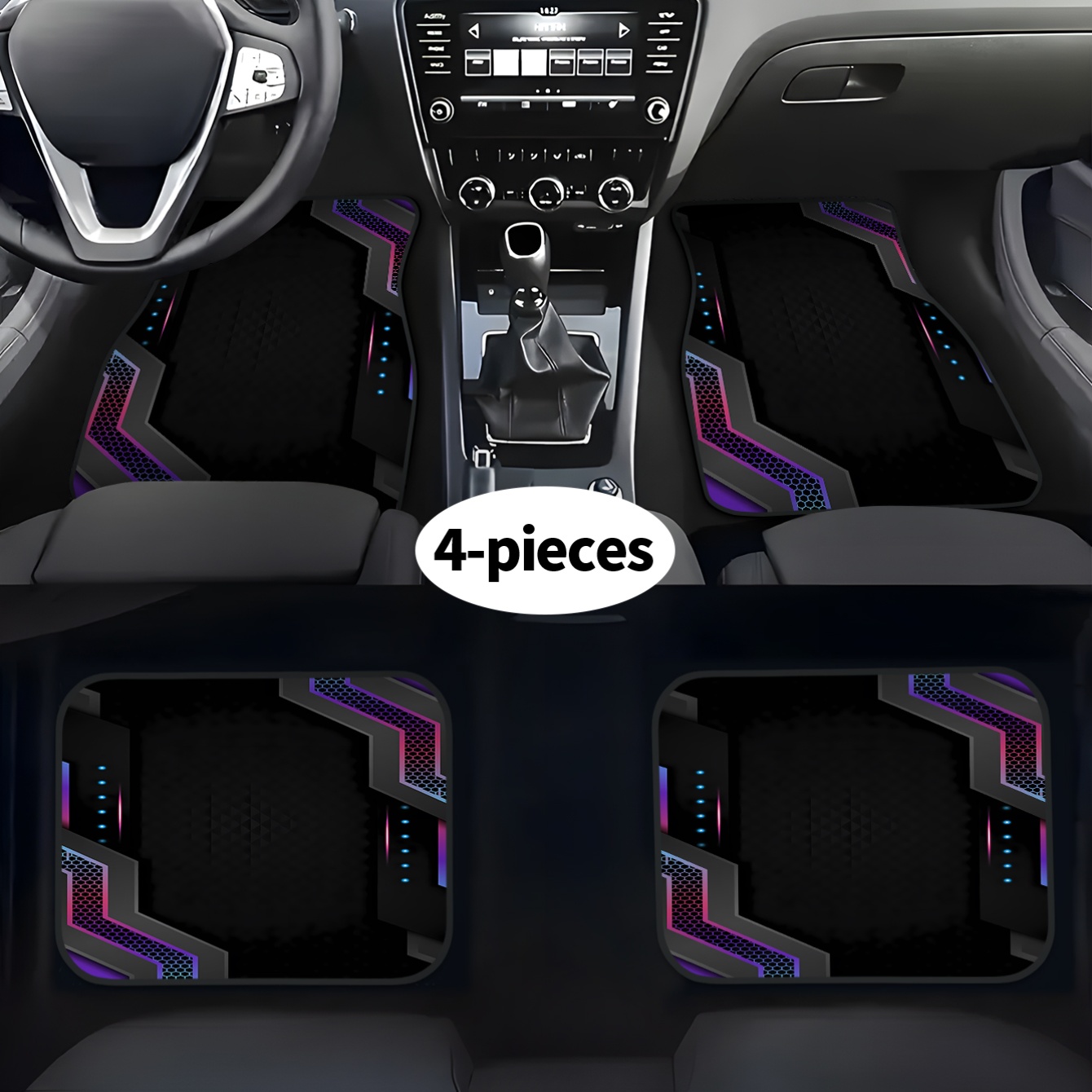 4 stuks 2D high-tech bedrukte  - Tech Accessories Luxury recensie en prijs