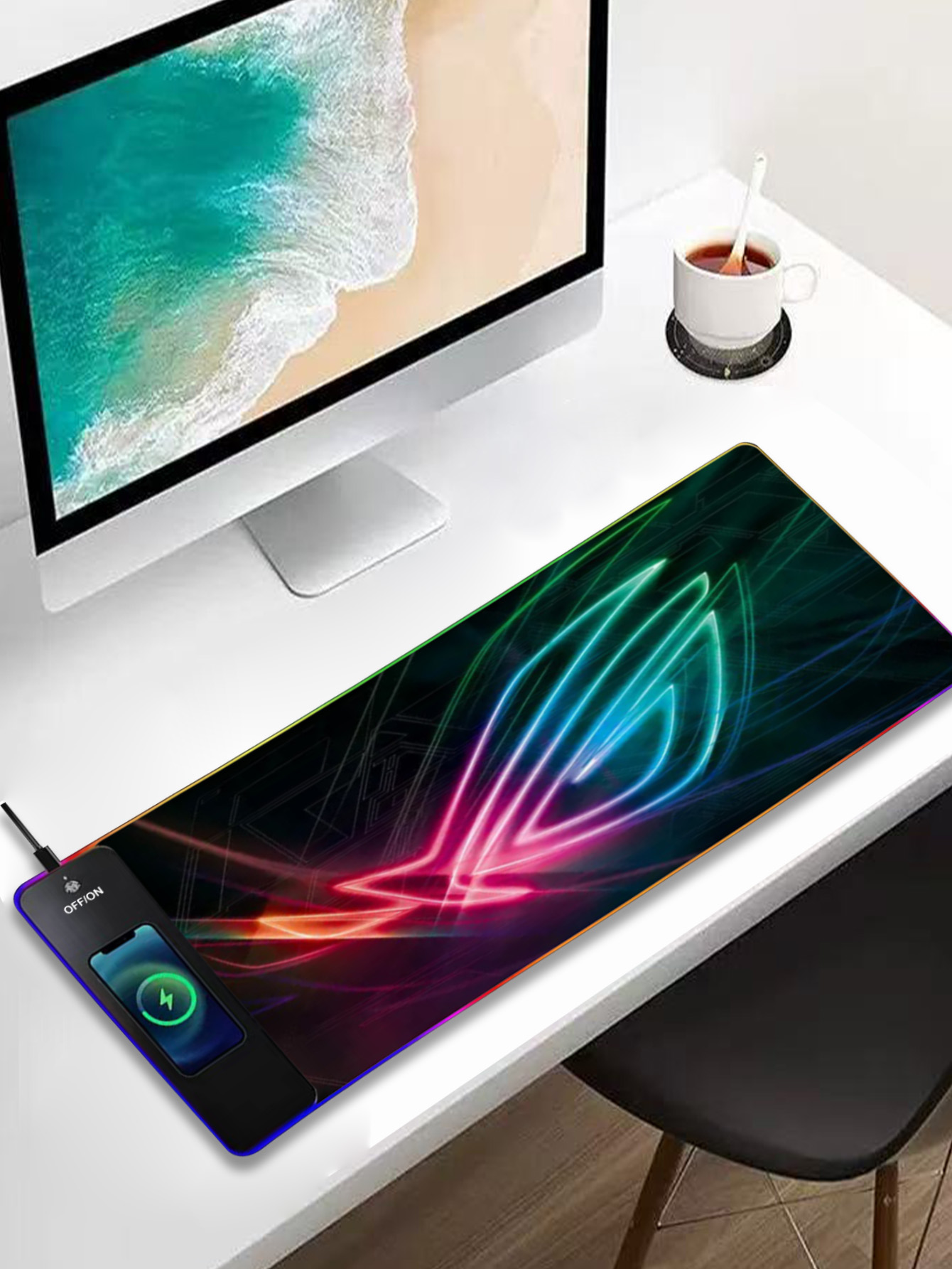 RGB-verlichte multifunctionele - Mouse Charging Pad recensie en prijs
