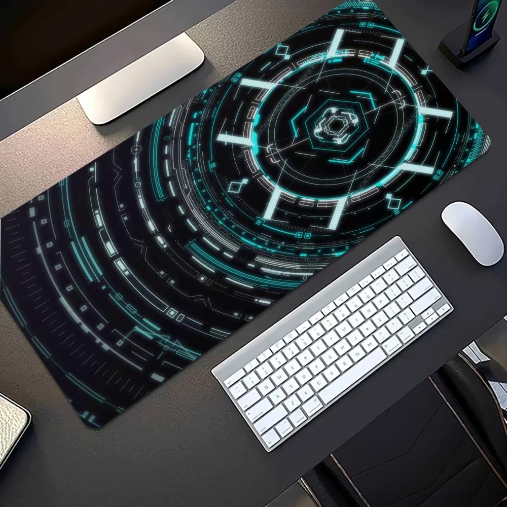 Blue Tech Circuit Cyber ​​Patt - Tech Accessories For Home Office recensie en prijs