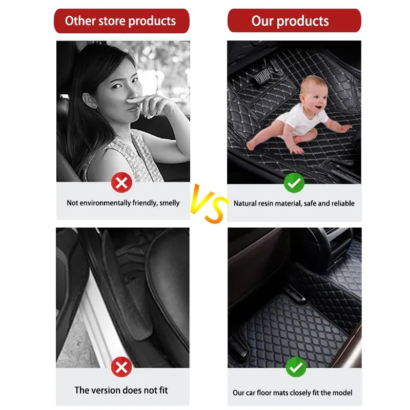 LUXE Lederen Auto Vloermatten  - Tech Accessories Luxury recensie en prijs