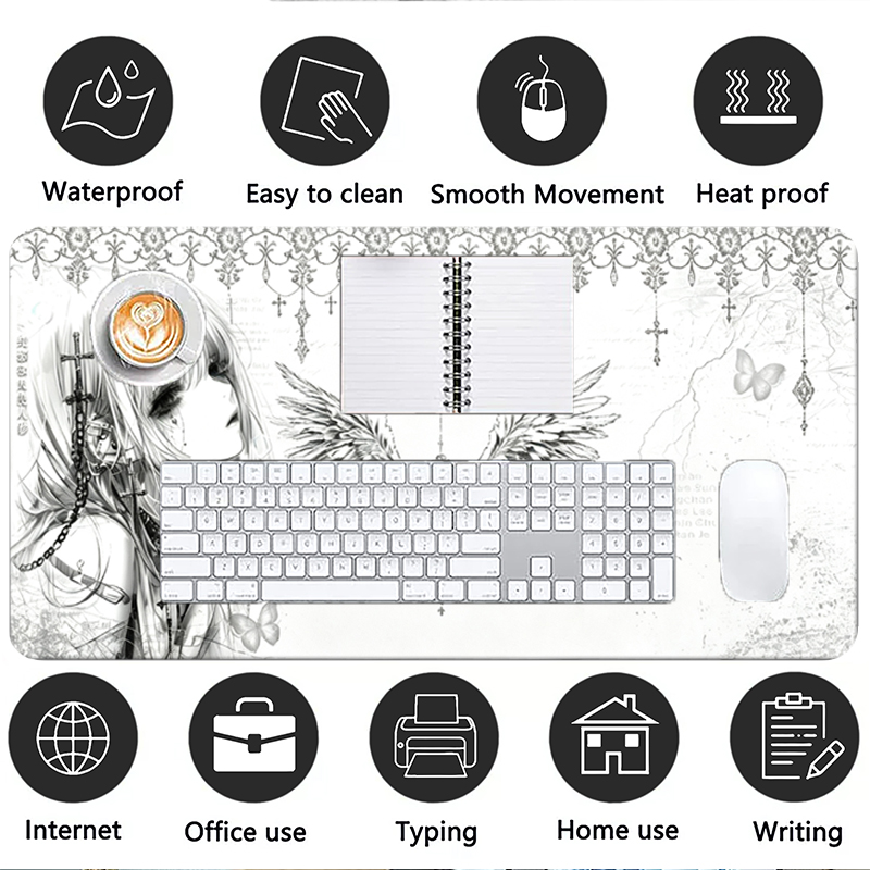 Leren muismat Zwart Wit Anime  - Tech Gaming Accessories recensie en prijs