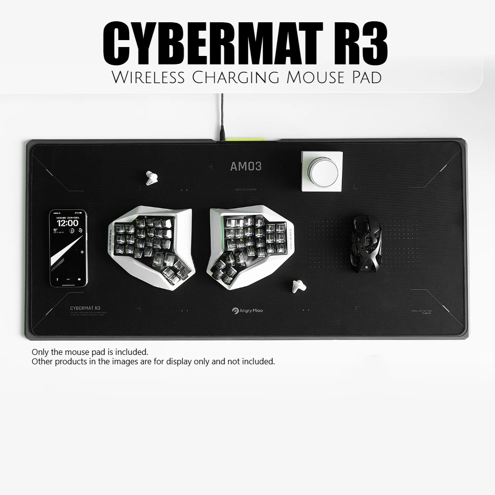 Nieuwe ANGRYMIAO CYBERMAT R3 D - Mouse Charging Pad recensie en prijs