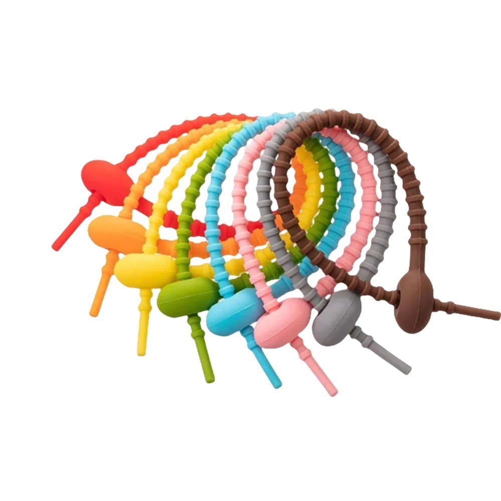 10 Stuks Bloem Ster Siliconen  - Cable Organizer Bag recensie en prijs